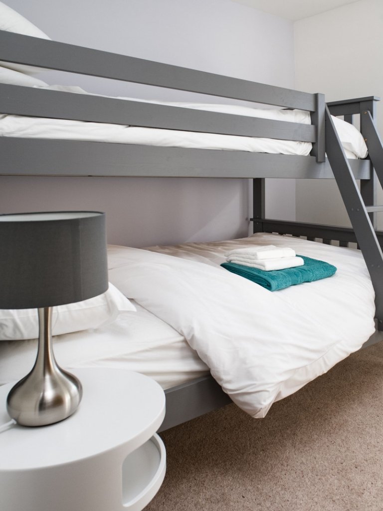 Private new house build in Ceredigion double bunk room