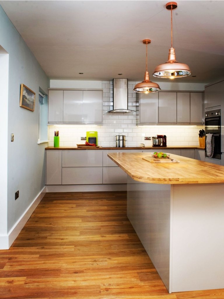 Private new house build in Ceredigion kitchen